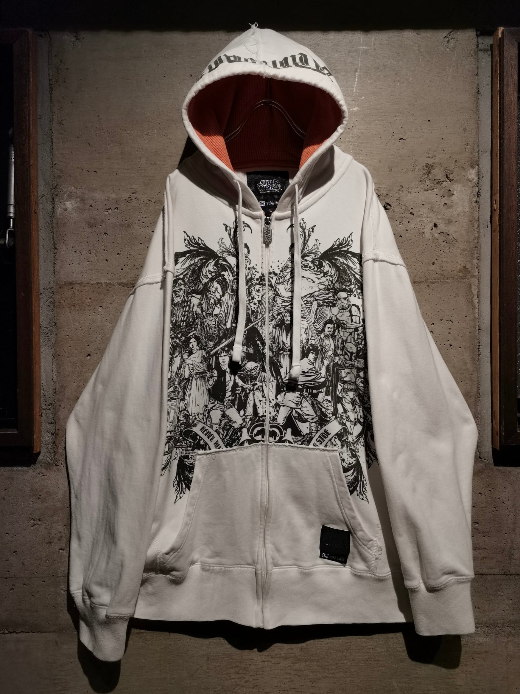 Caka】STARWARS× ECKO UNLTD Special Design Loose Zip up Hoodie 