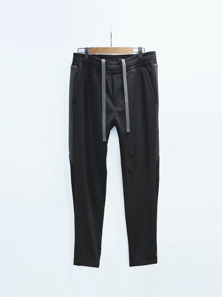 Garage.U.W TWILL PONTE DRIVING PANTS BLACK