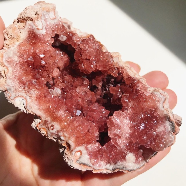Pink Amethyst Geode