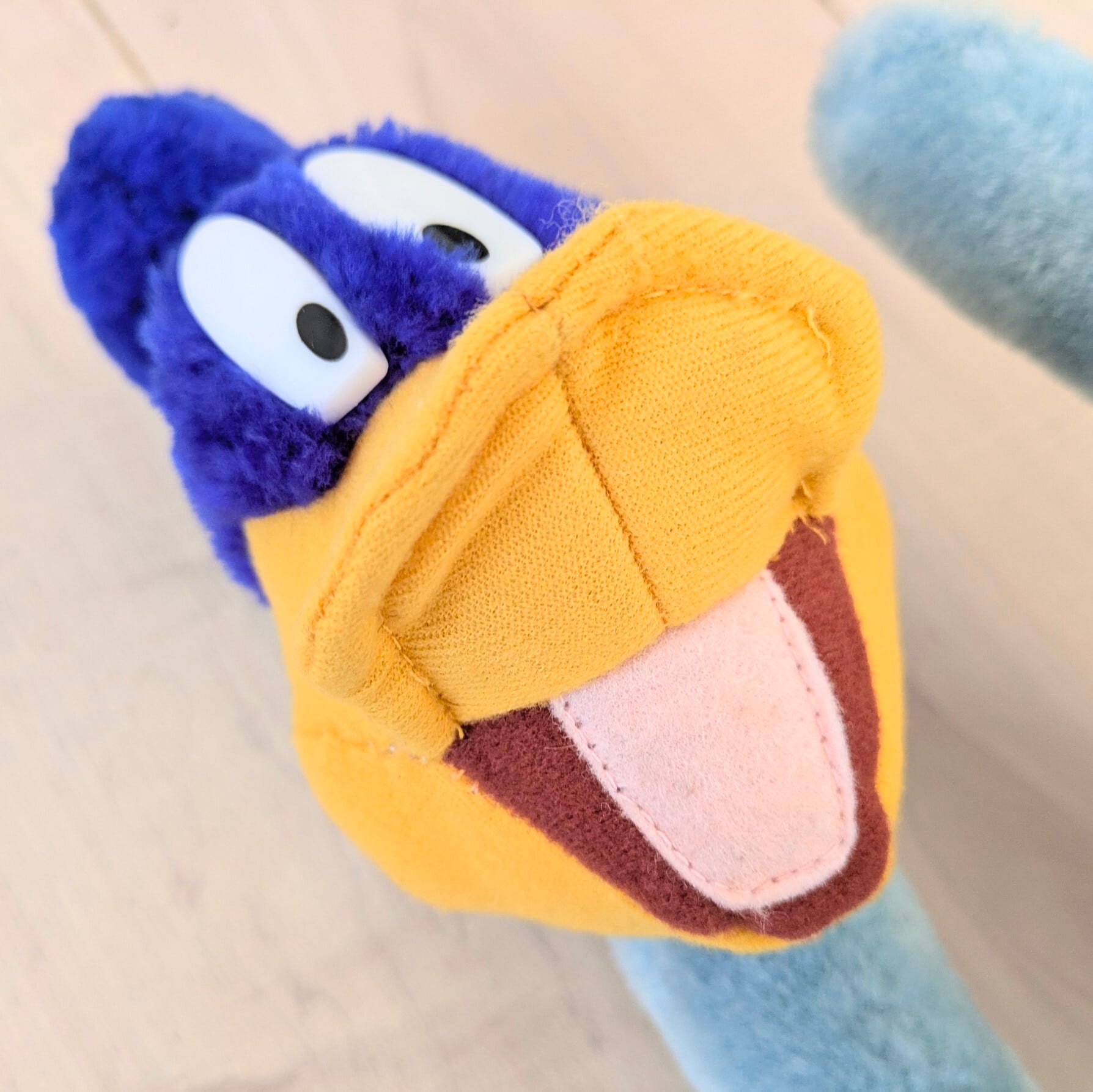 ☆VINTAGE 1997☆【 Looney Tunes ( ルーニーテューンズ )】ロードランナー / BIGベンダブルぬいぐるみ / プラッシュ 〚アメリカン雑貨 アメトイ〛