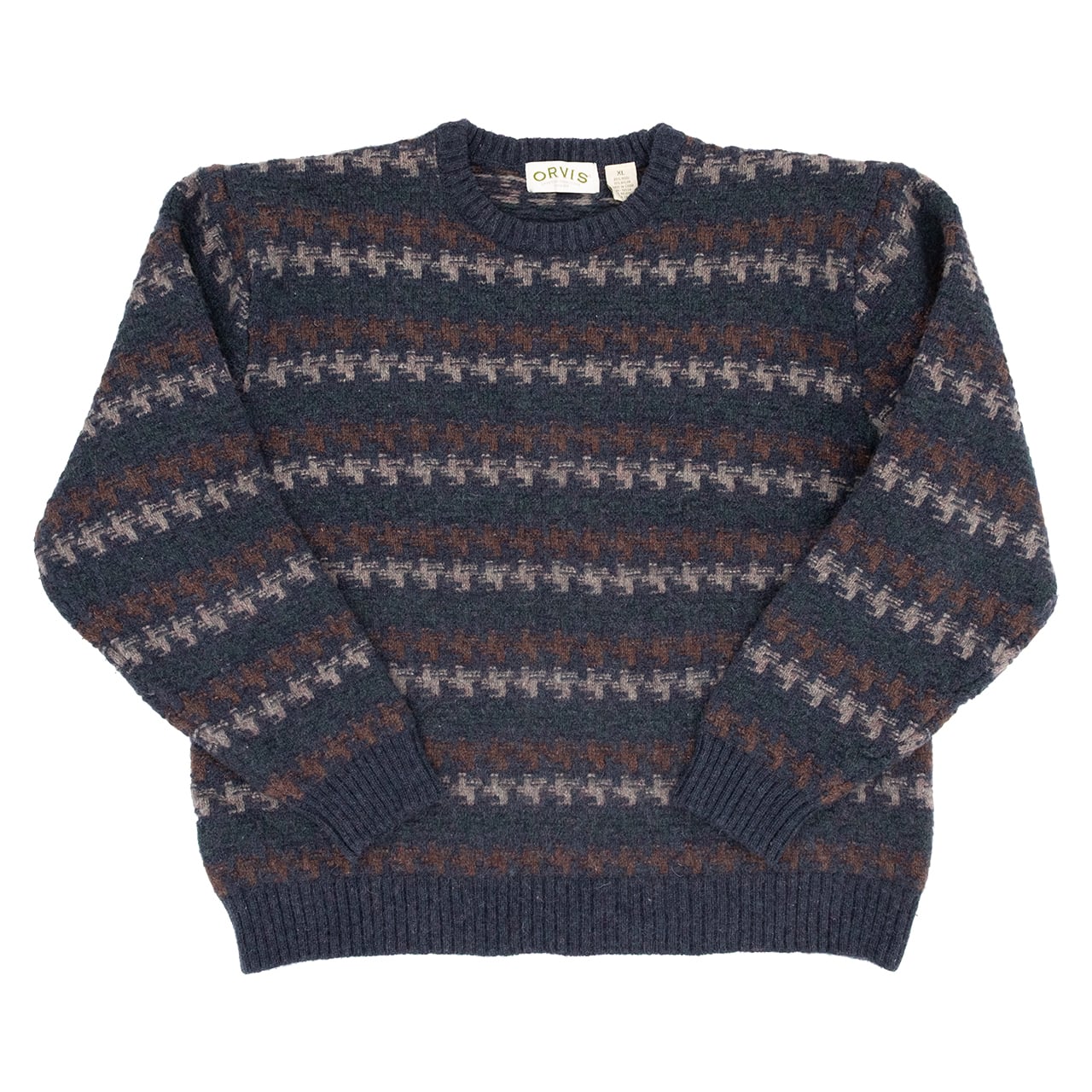 【USED】00s ORVIS オービス Wool Knit Sweater ウールニットセーター