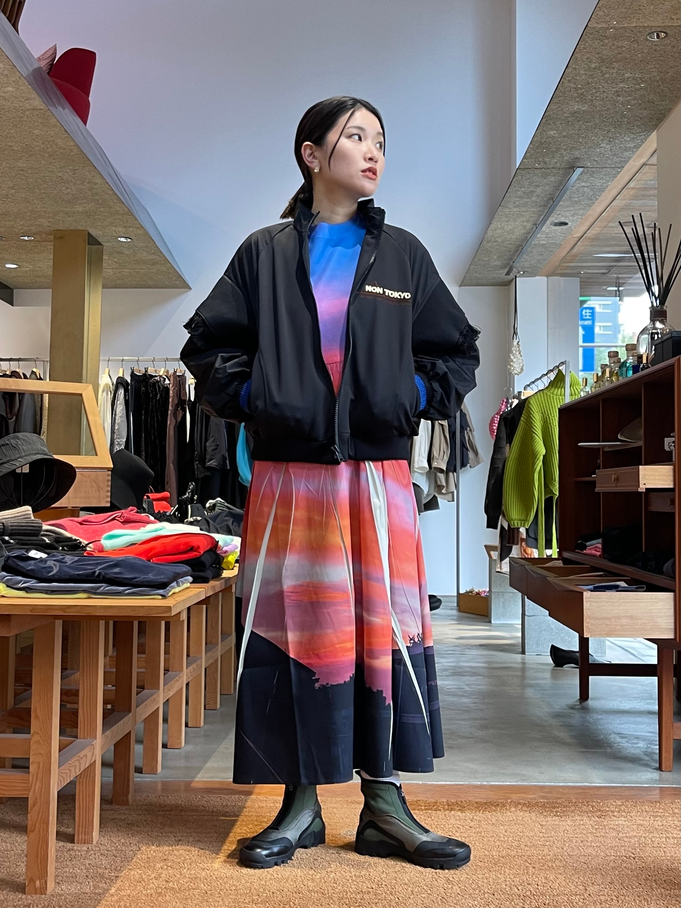 NON TOKYO / FRINGE TRACK JACKET (BROWN) / 〈ノントーキョー  