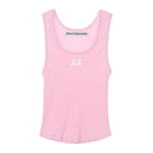 [rest & recreation] RR LOGO SHORT TANK TOP - PINK 正規韓国ブランド 韓国ファッション 韓国代行 レストアンドレクリエーション restrecreation 日本 店舗