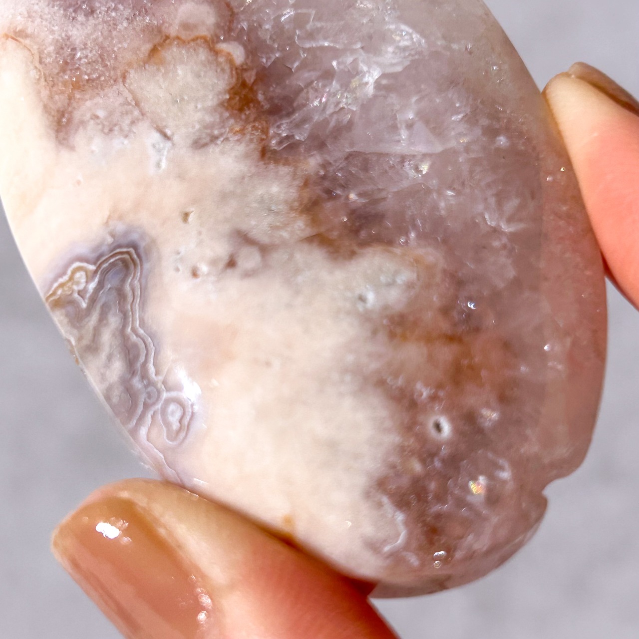 ピンクアメジスト パーム * Pink Amethyst * 天然石