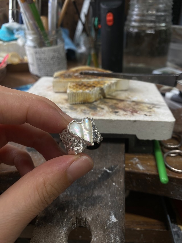 [Mother-of-pearl Ring-net] Customization Link