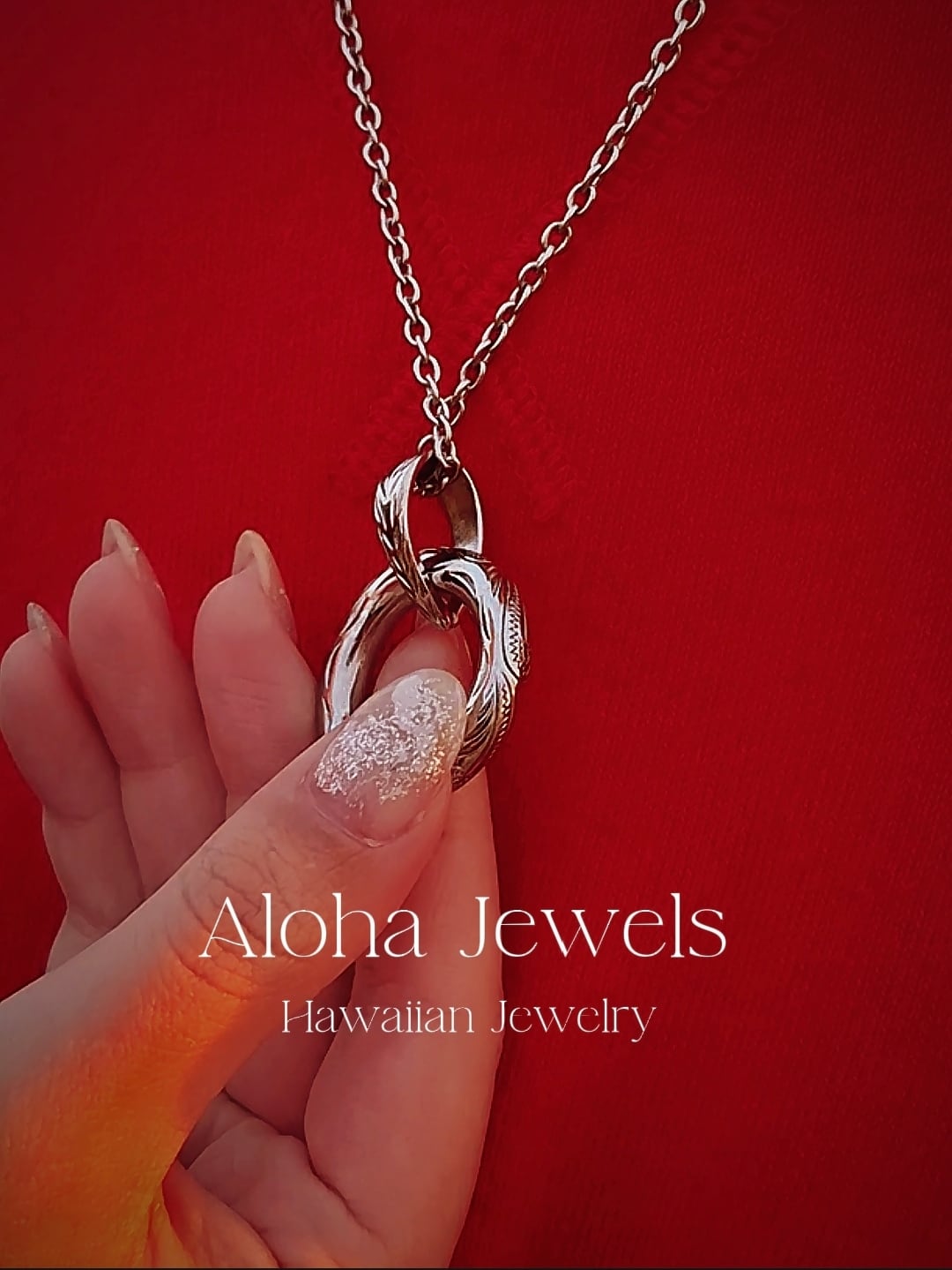 Eternal Lei Wave Scroll Necklace – ハワイアンジュエリー ネックレス