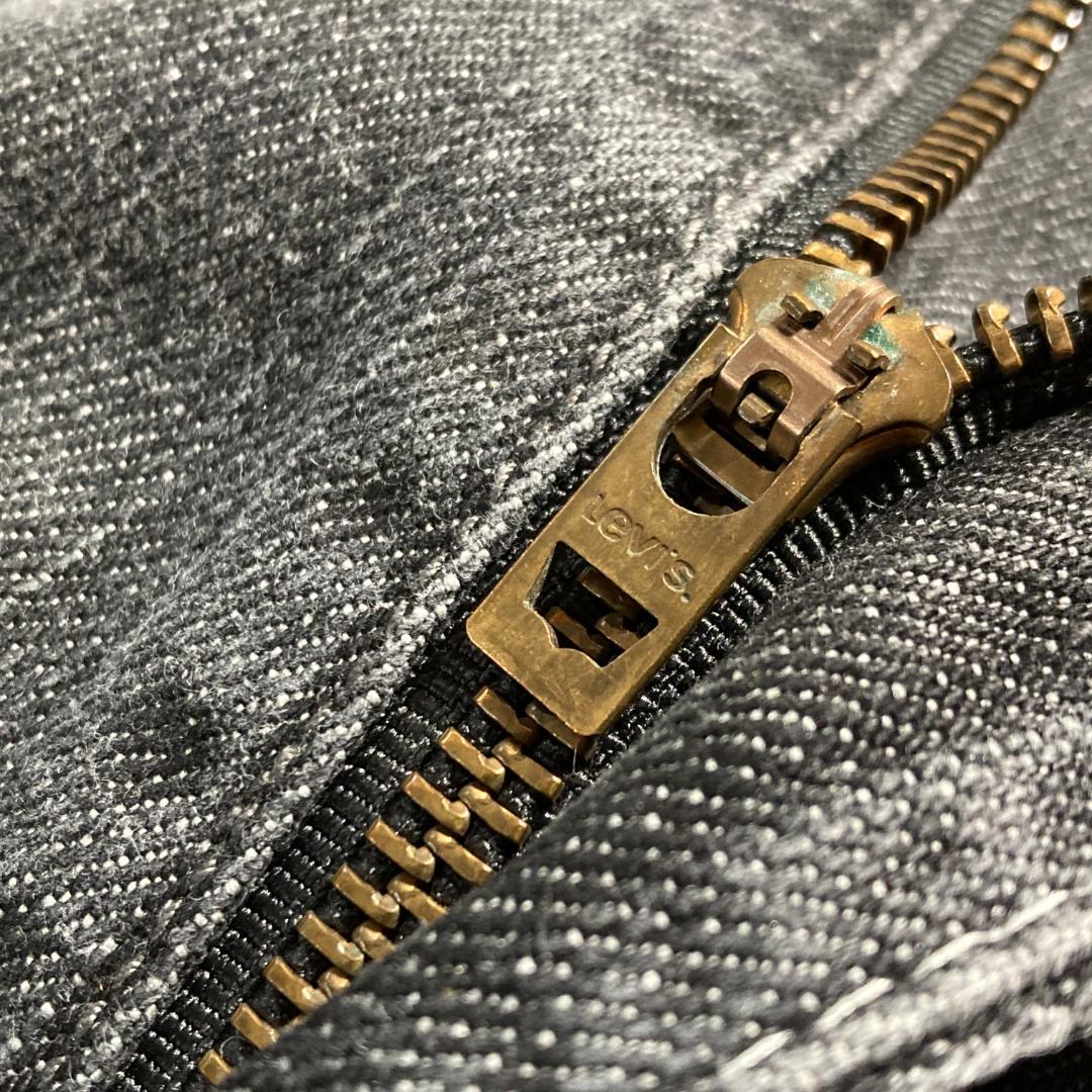 W38 L34】メキシコ製 usa levi's 先染ブラック 569 | ib2