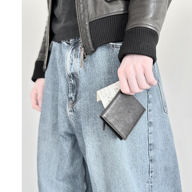 182AWA06　Leather wallet 'compact'　コンパクトウォレット