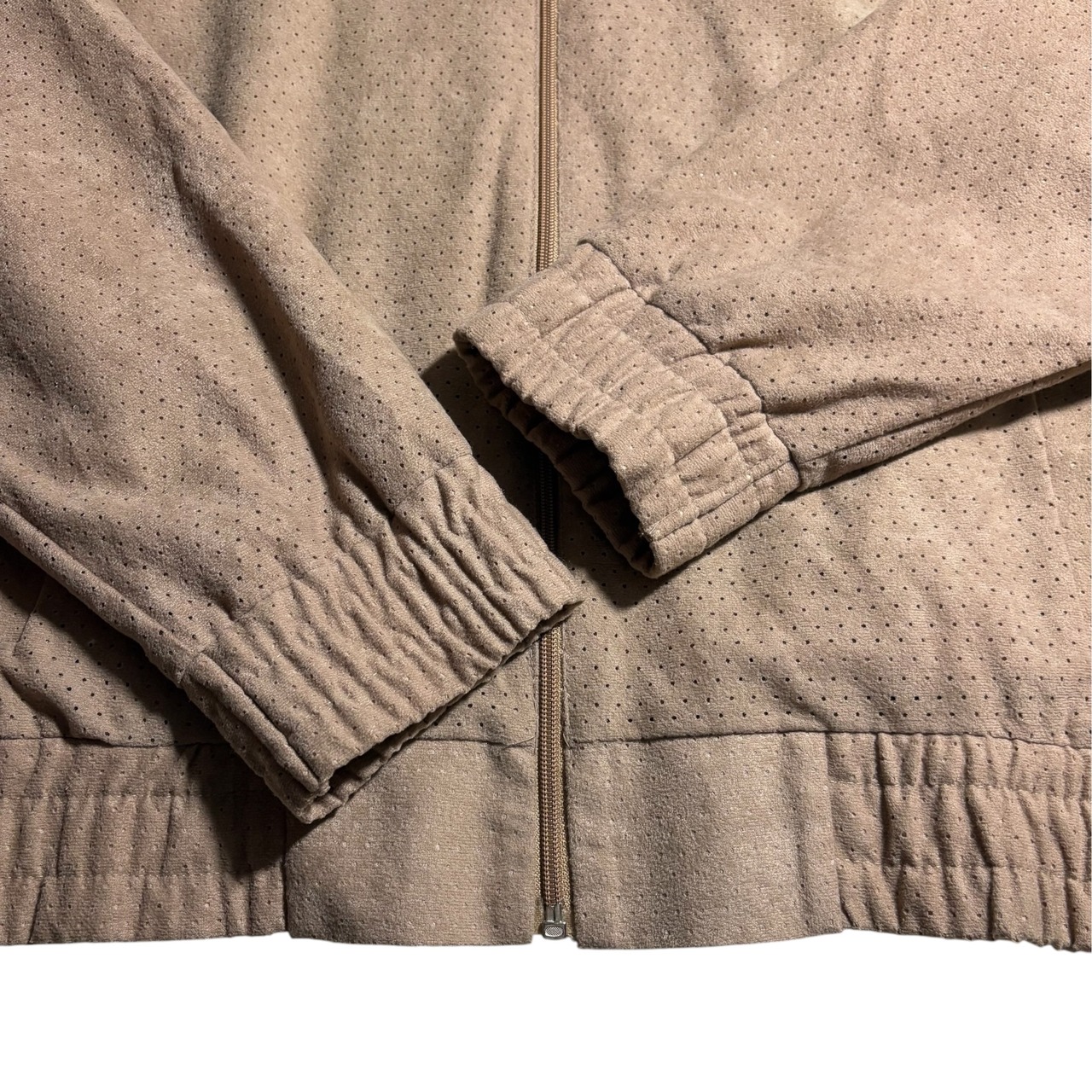 Made in USA punching fabric drizzler jacket
