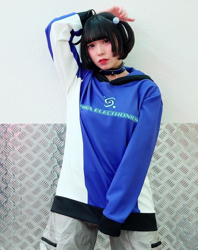 PRODUCT HOODIE【BLUE】 ／AIKA ELECTRONICS