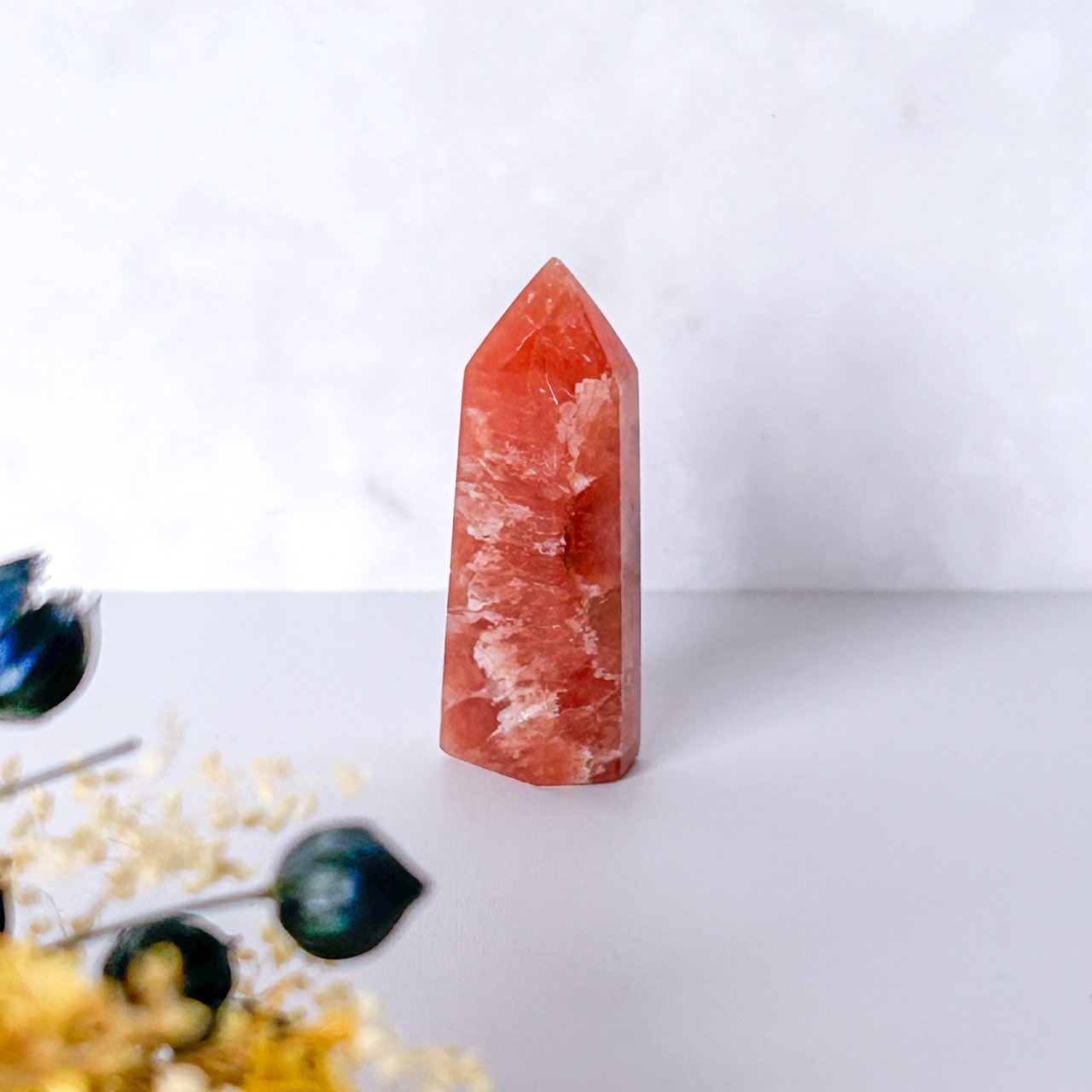 インカローズ(ロードクロサイト) タワー * Rhodochrosite * 天然石