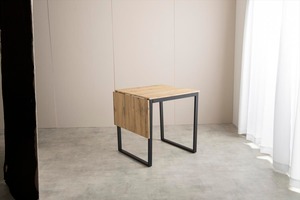 【幅70?110cm】Orca 伸縮式ダイニングテーブル