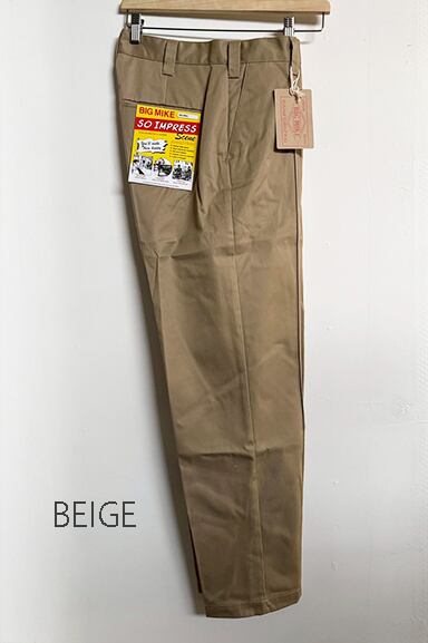 BIGMIKE New Pin Tack Chino Pants ビッグマイク ニューピンタック