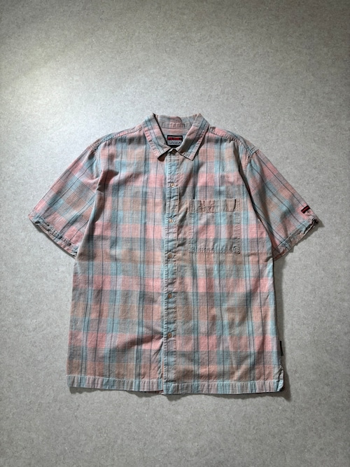 00s FUBU cotton check shirt