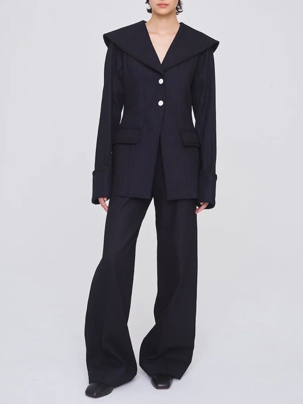 fetico 26AW ジャケット 26AW | WOMEN】FETICO フェティコ / ジャケット/ STRIPE JAQUARD DENIM