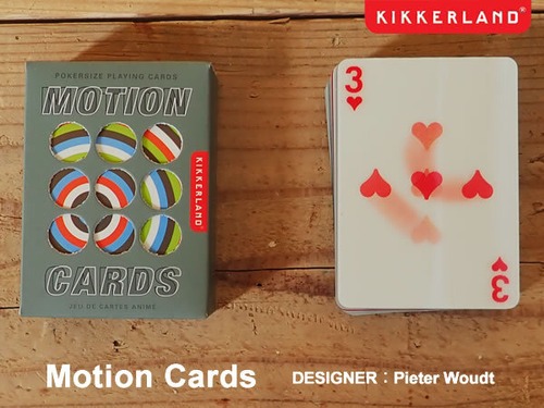 Motion Cards モーションカード 3D トランプ パーティ DETAIL KIKKERLAND キッカーランド