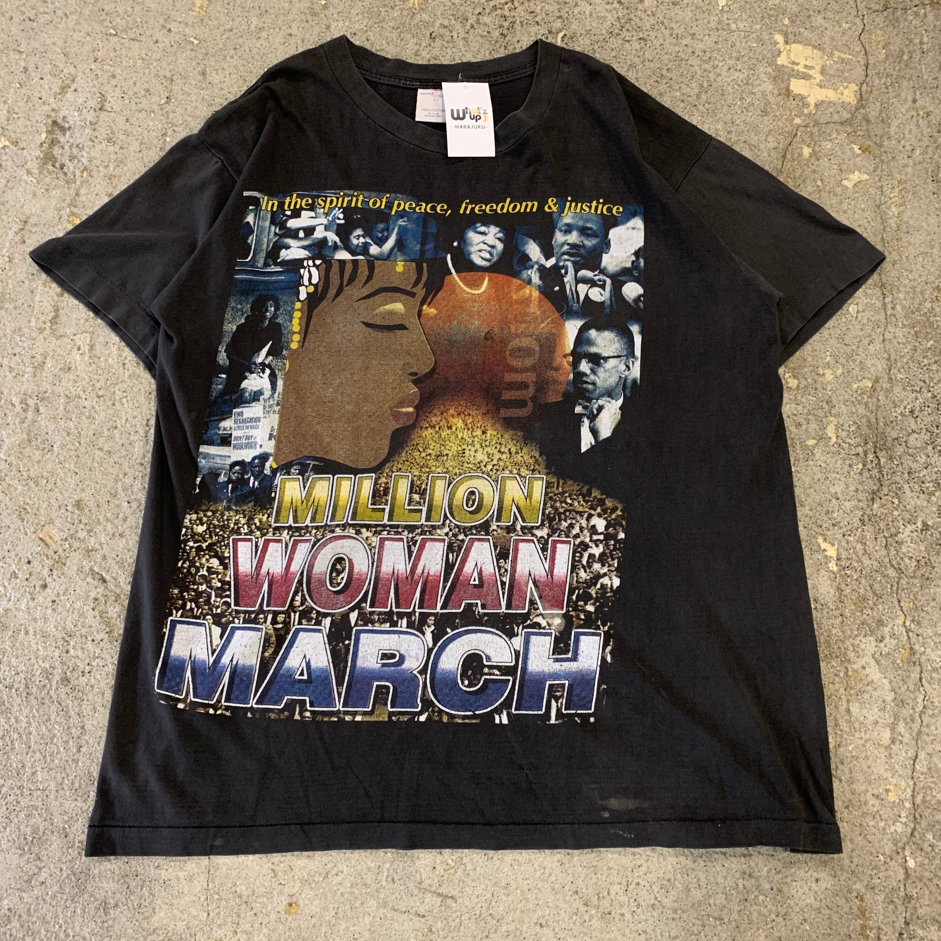 90s MILLION WOMAN MARCH T-shirt | What