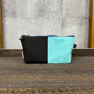 ▼マチ付切替ポーチ<化粧品/ペンケース/他> / ステッチ無