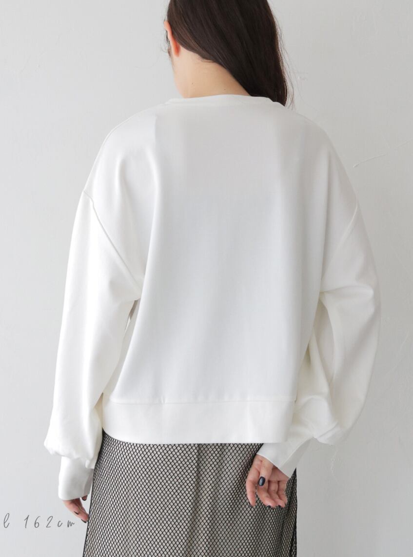 【 SELECT】フォト×ロゴボリューム袖ロンT 980-23104