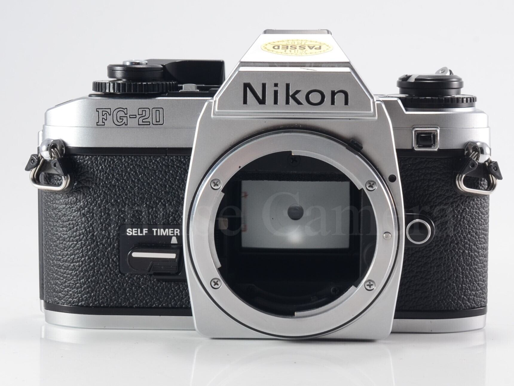 超美品　ニコン FG-20 シルバー フィルムカメラ モルト新品交換済 M117 Nikon FG-20 ボディ ニコン（60112） | サンライズカメラ フィルム