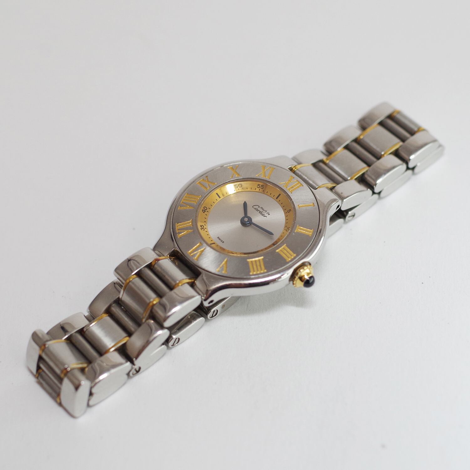 Cartier カルティエ マスト21 ヴァンティアン コンビ クォーツ 腕時計 ...