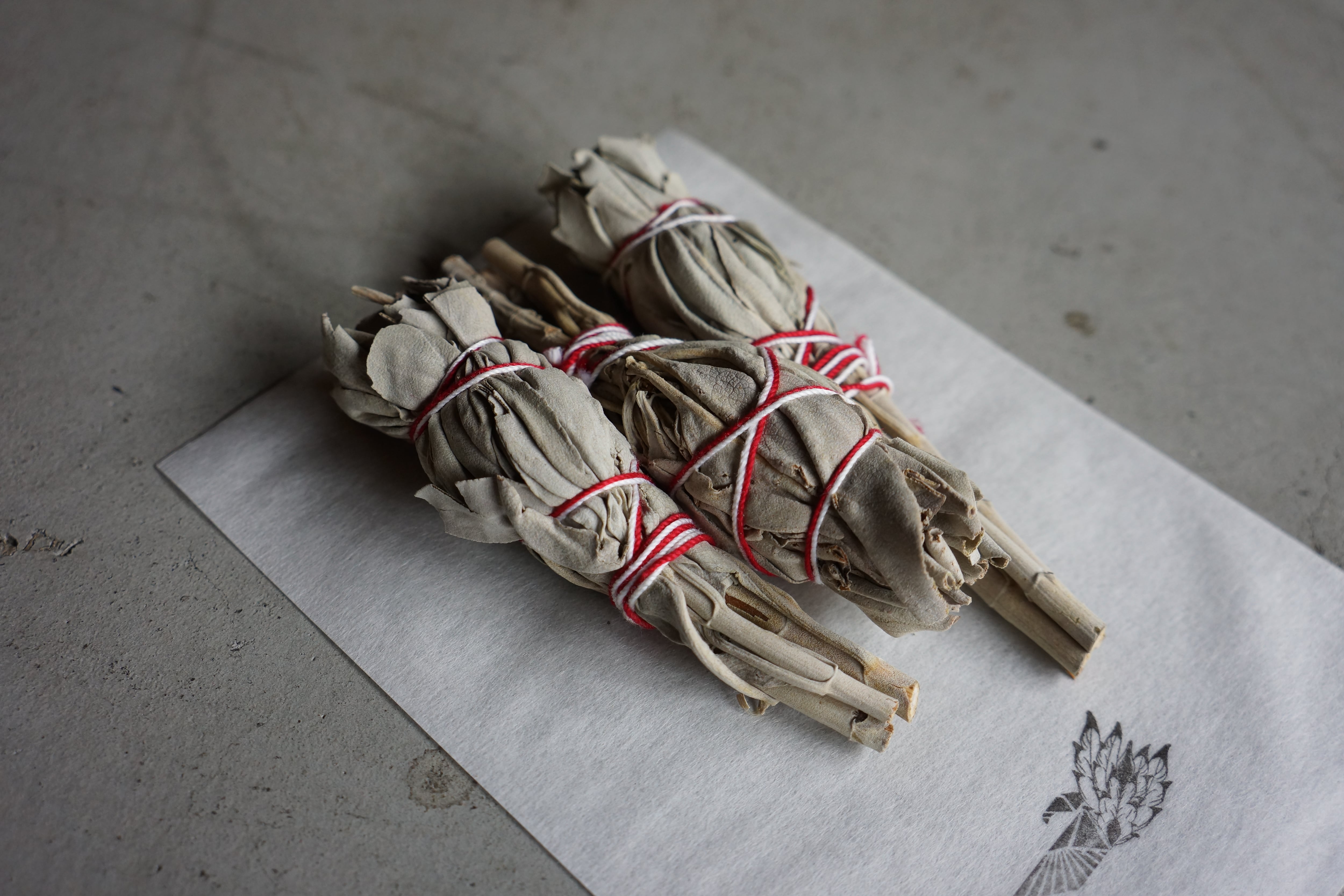 ホワイトセージ トーチ型3本 | HAZE和蝋燭