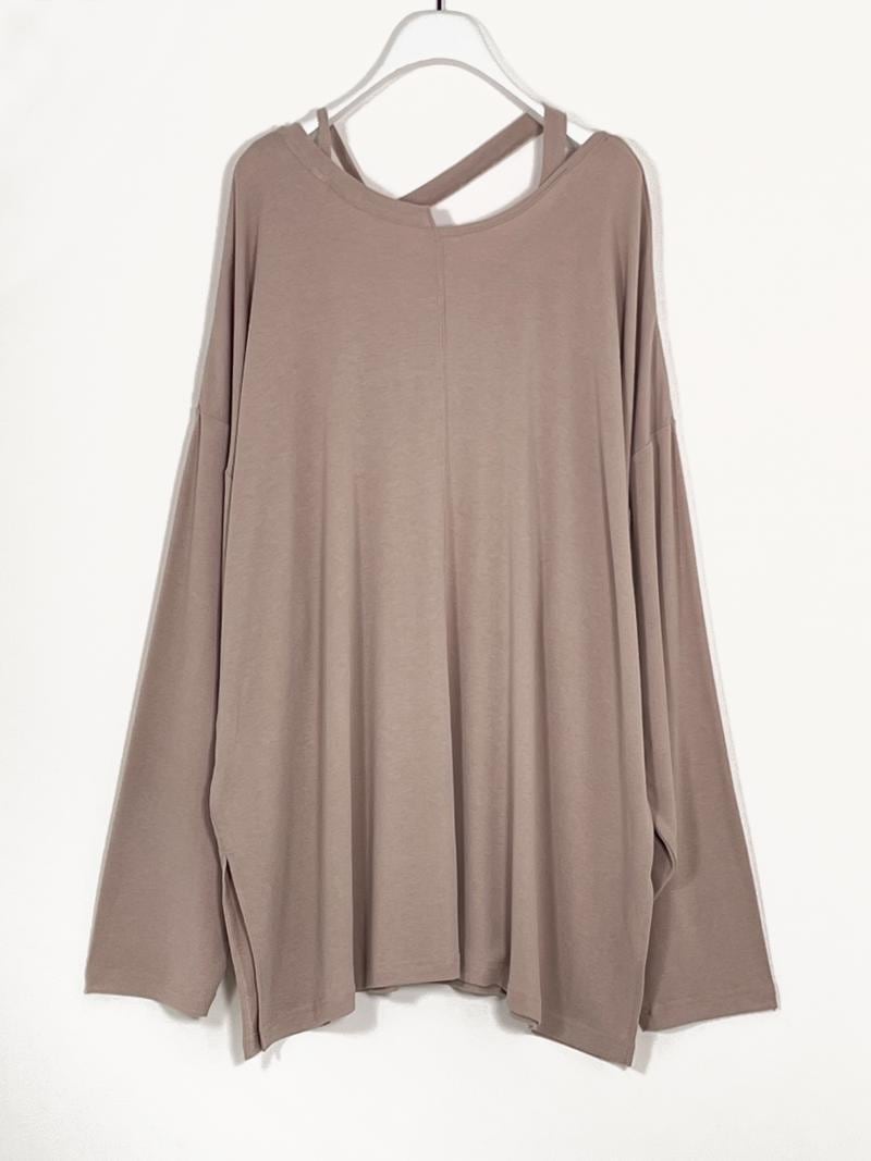 【CHIGNON】前後着用アシメストラップBIG TEE