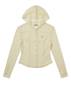 [COYSEIO] ROUND HOODIE SHIRTS IVORY 正規品 韓国ブランド 韓国通販 韓国代行 韓国ファッション コイセイオ 日本 店舗