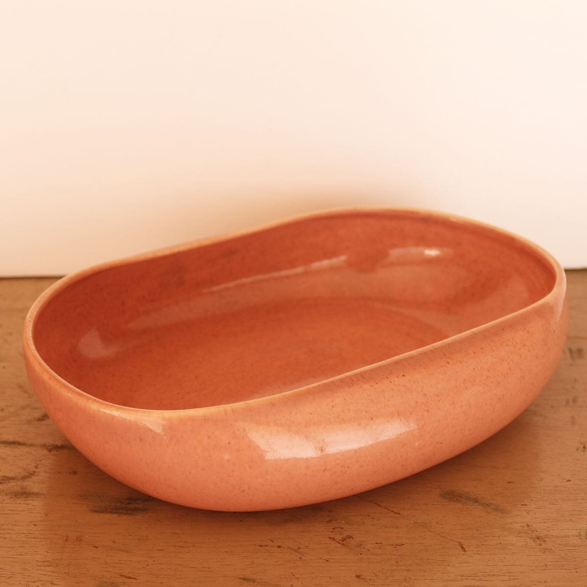 50s ラッセルライト レジデンシャル ディバイデッド ベジタブルボウル ラッセル・ライト ベジタブルボウル（コーラルピンク） | relish