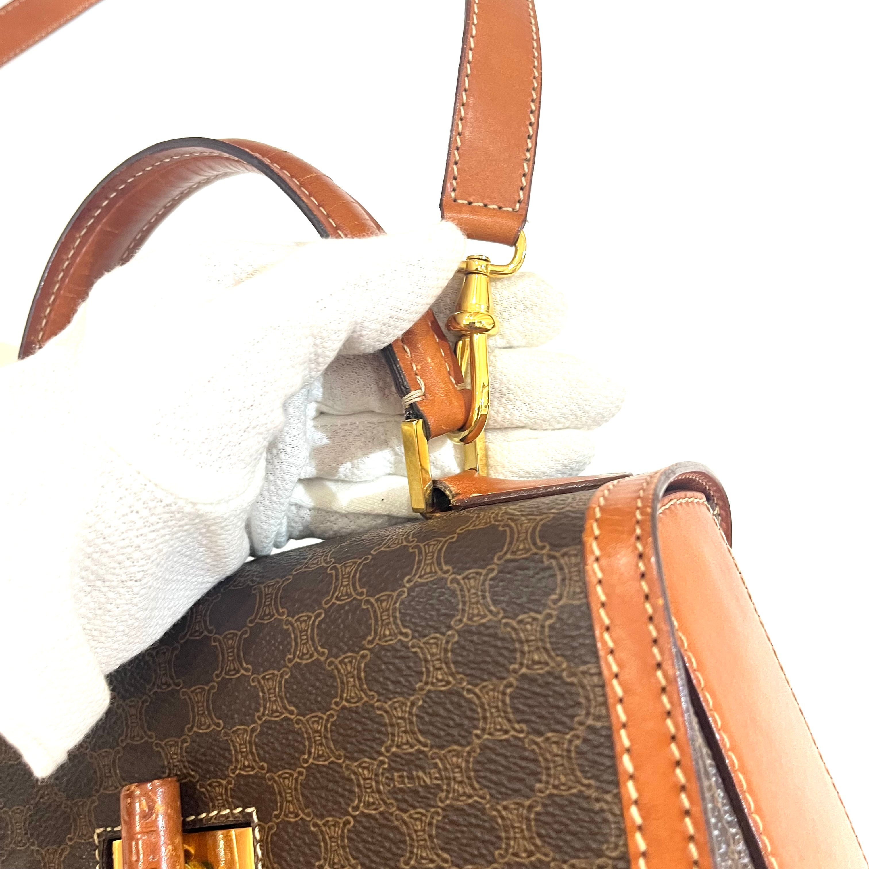 チャーム付き【CELINE】2608 セリーヌ ヴィンテージ マカダム 2WAY