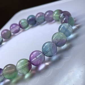 A56.可愛い色合い♪グラデーションフローライト ブレスレット