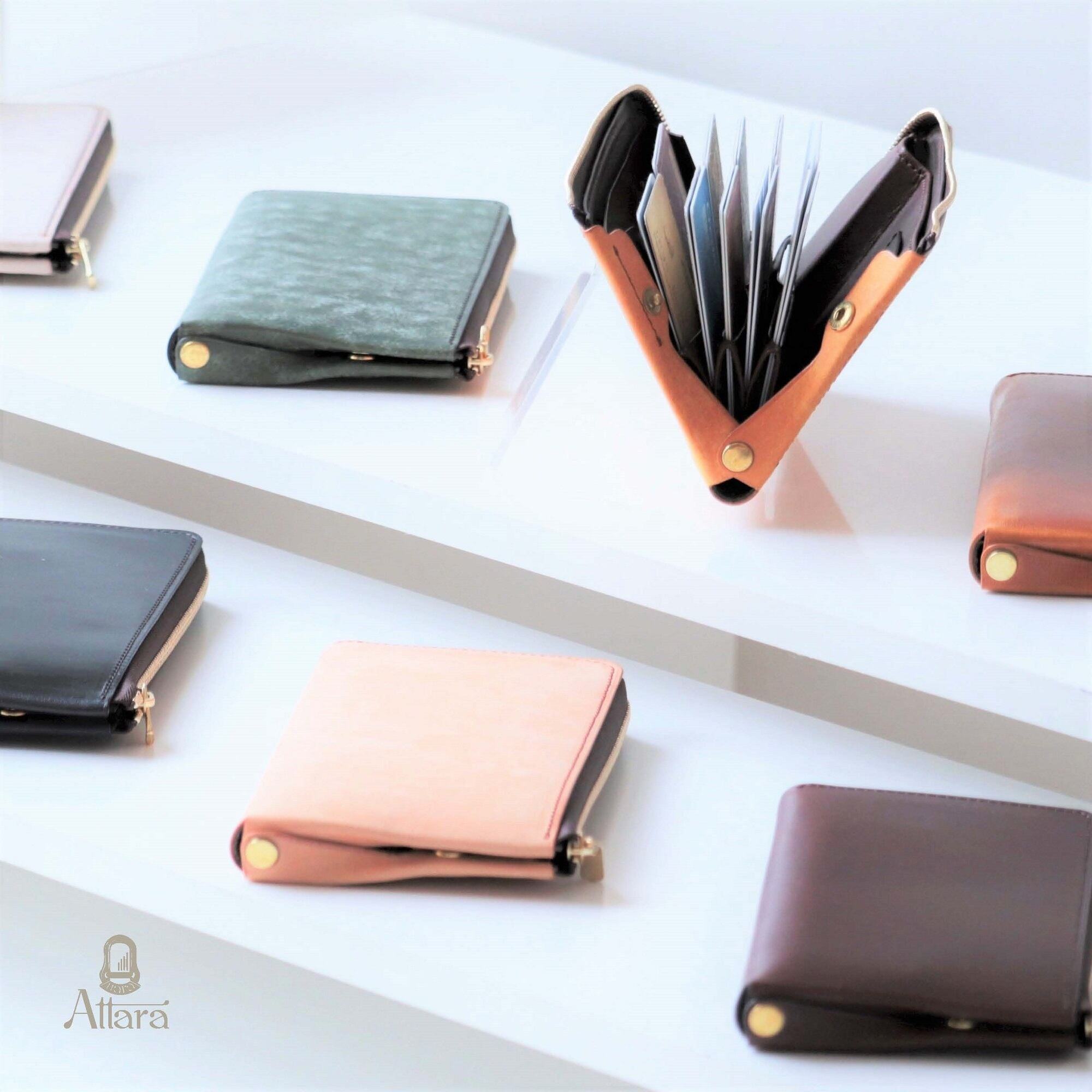 ミニマムロングウォレット《MAINE》ピンク