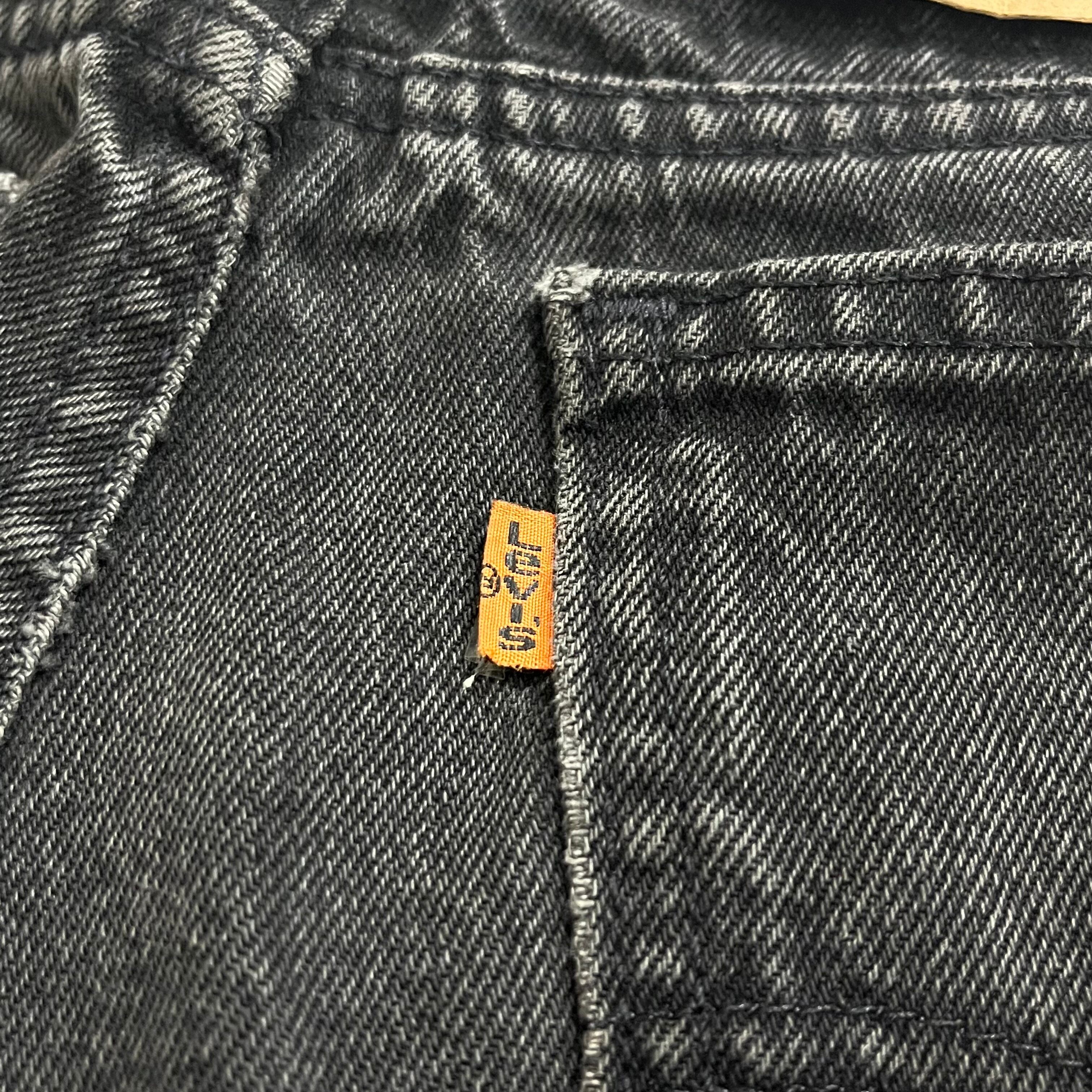 90年代 カナダ製 Levi's リーバイス 550 デニムパンツ  Gパン アメカジ ブラックデニム ブラック (メンズ W38×L30)   N8431