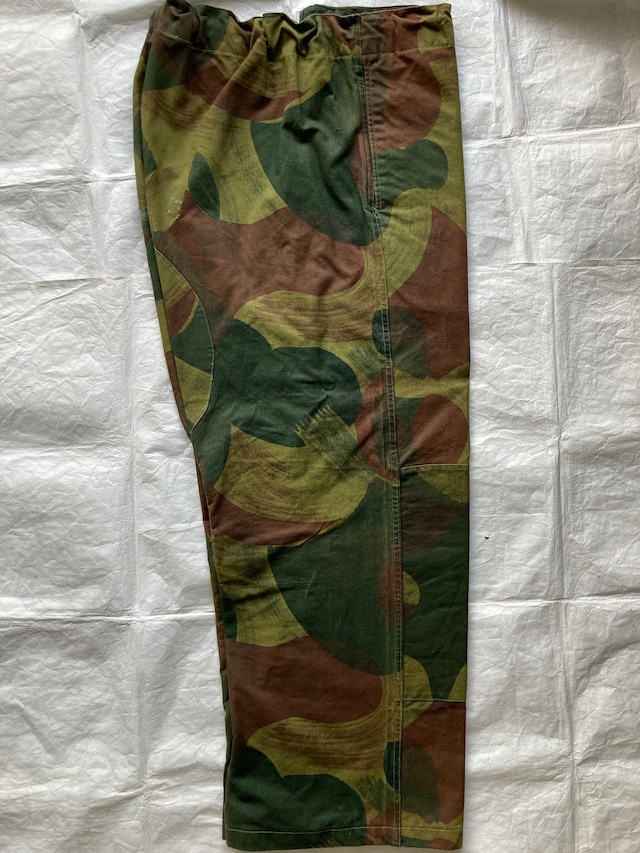 ベルギー軍 Belgian Army ブラッシュカモ パラシュートパンツ 50s 前期型 ミリタリー ヴィンテージ古着 画像4