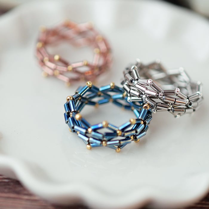 ぴちぴちピッチ ビーズブレスレットキット 未開封 指輪付き ぴちぴちピッチ ビーズブレスレットキット 未開封 指輪付き ビーズ