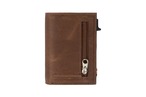 GARZINI ｜METAL WALLET TRIFOLD | Brushed Brown