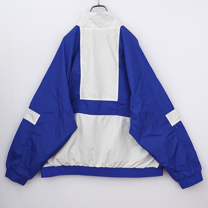 NIKE ナイキ バスケ ロゴ刺繍ナイロンジャケット XL ブルー 水色 白 ...