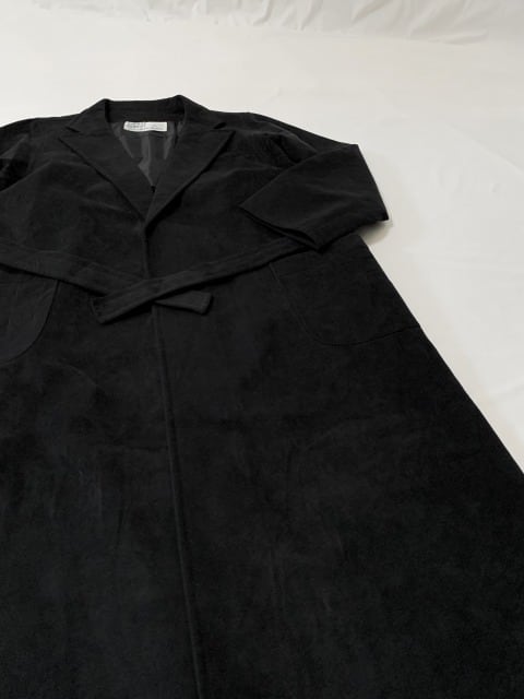 1970's Micro Suede Long Gown Coat