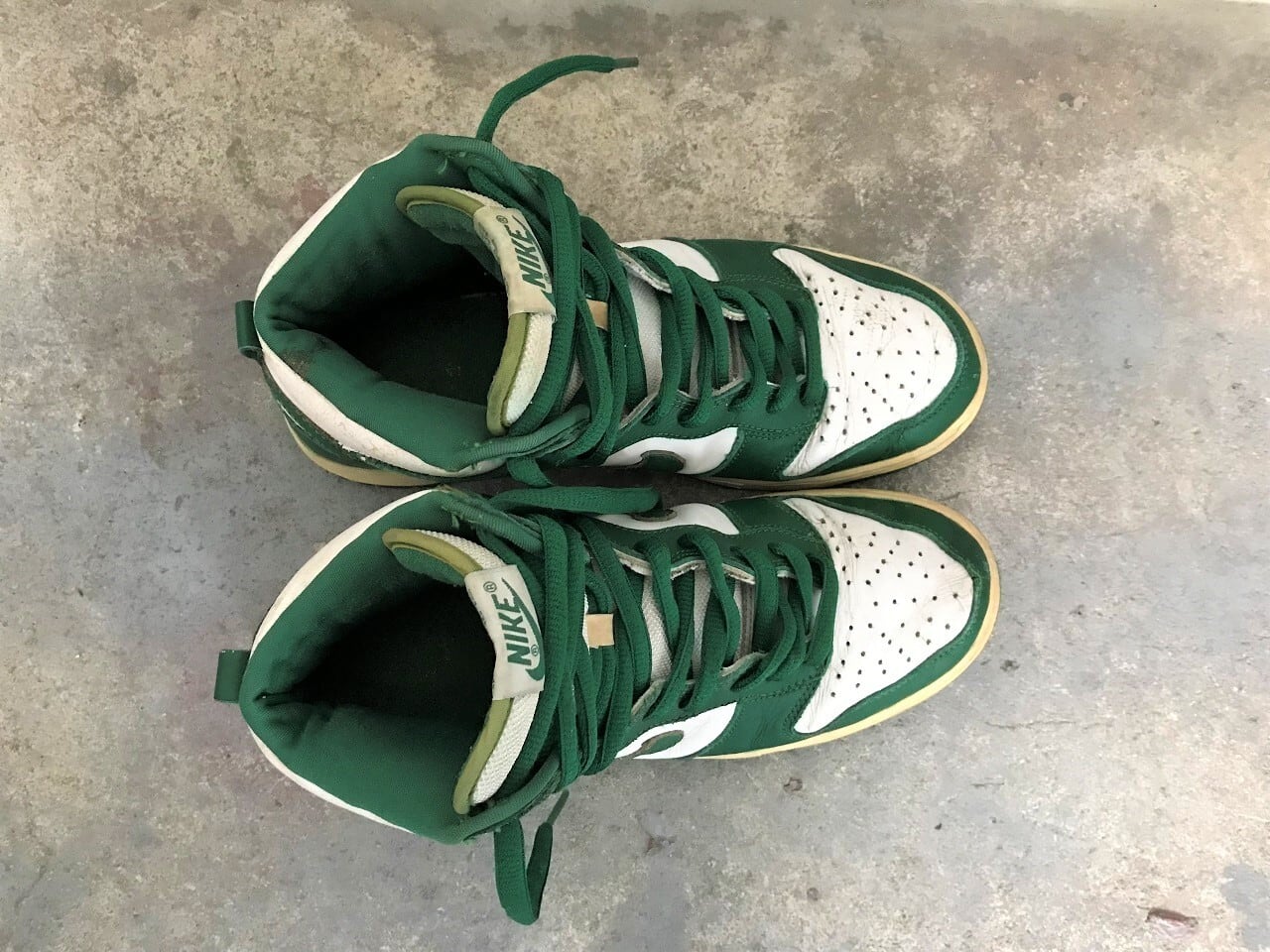 dunk high celtic ダンクハイ　セルティック　2003年製 2003 NIKE DUNK HI WHITE/CLOVER 