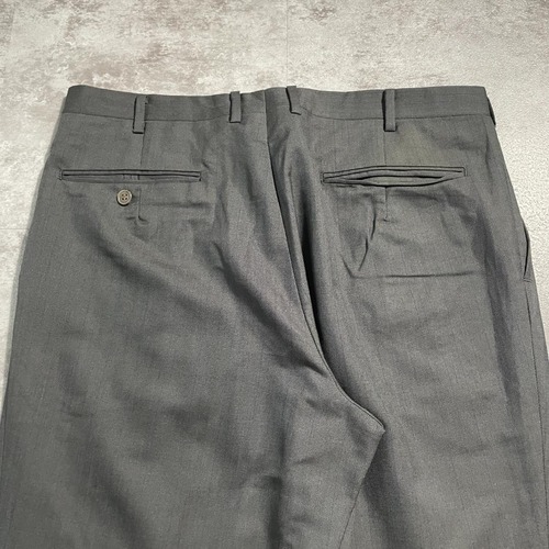 90s BALENCIAGA archive gray slacks w32 詳細写真13