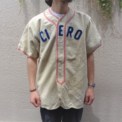 60's Flannel Baseball Shirt／60年代 フランネル ベースボールシャツ