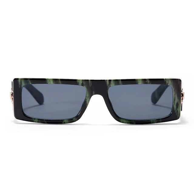 【GRUNGE GLASSES】MATRIX GREEN