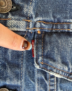 -Levi's- Vintage 60s 38 70505 0217 Big E denim Jacket