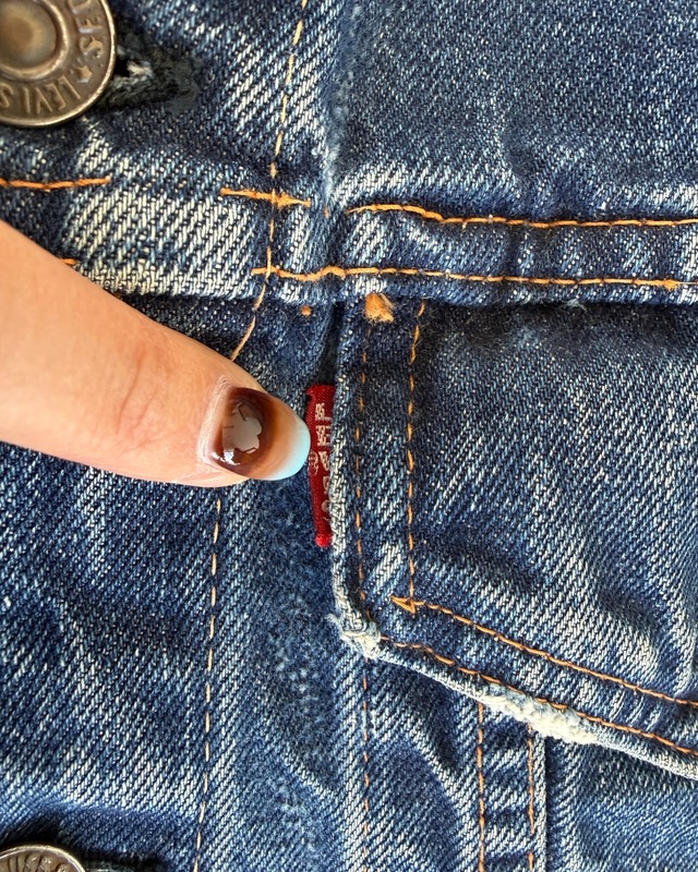 -Levi's- Vintage 60s 38 70505 0217 Big E denim Jacket