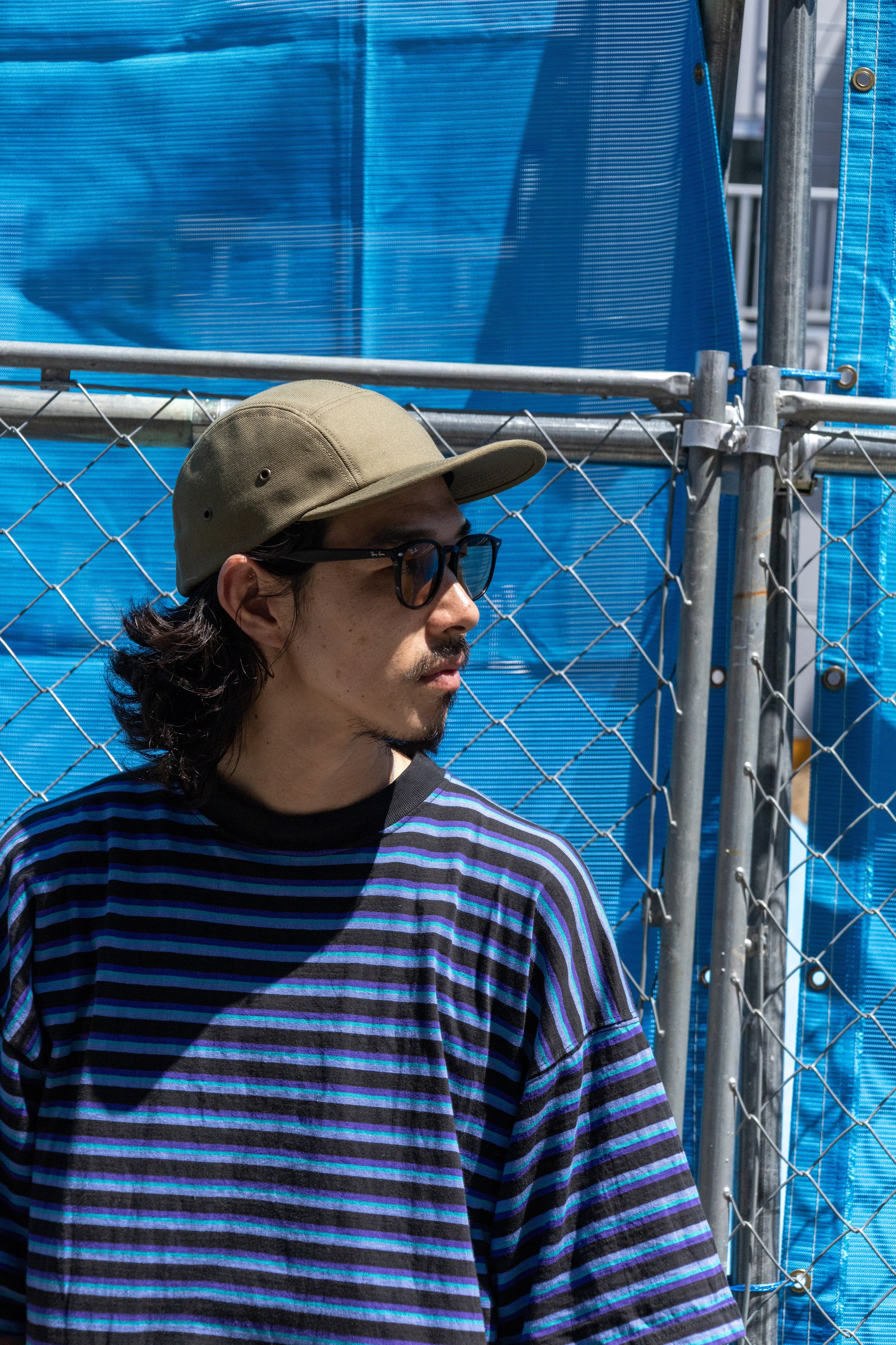 CALM】COTTON SERGE JET CAP（olive） | CALM