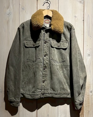 【a.k.a.C.a.k.a vintage】80’s “BANANA REPUBLIC” Mouton Collar Short Length Denim Jacket