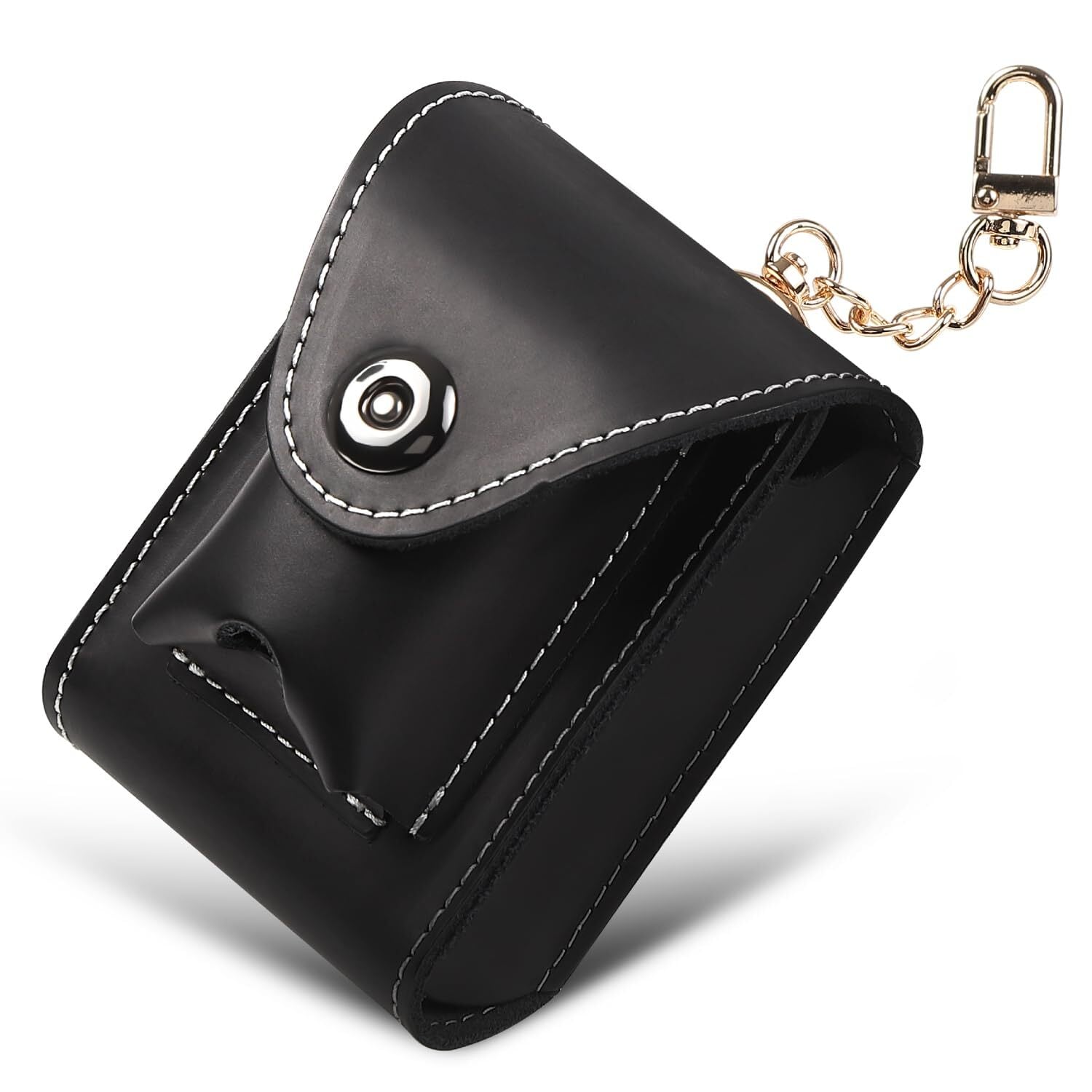 即納☆送料無料】本革レザー ショート財布 マネークリップ オーバル