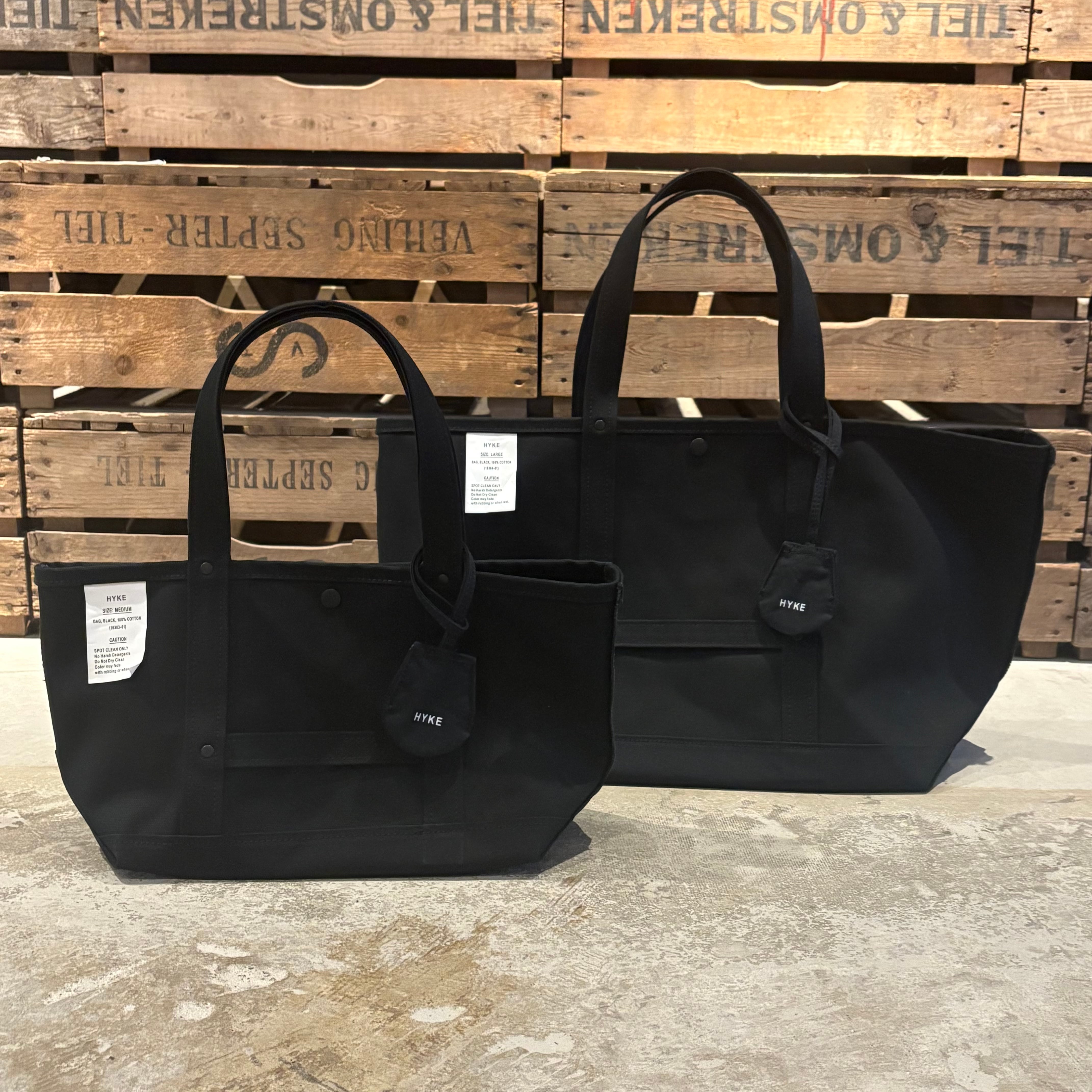 HYKE【ハイク】TOTE BAG (MEDIUM) (19363) | glamour online