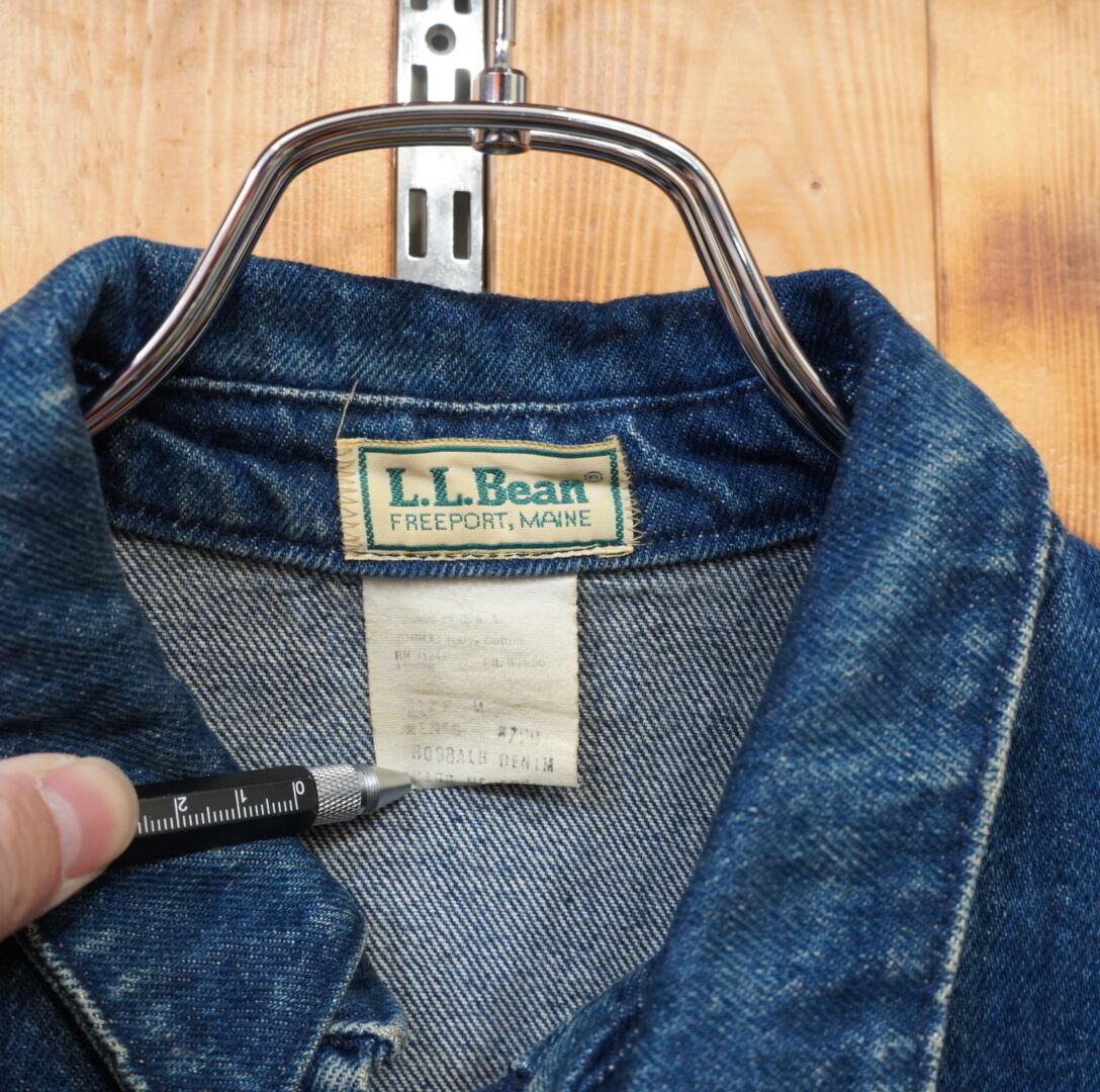 l.l.bean デニム ドリズラージャケット usa製 M/llbean エルエルビーン