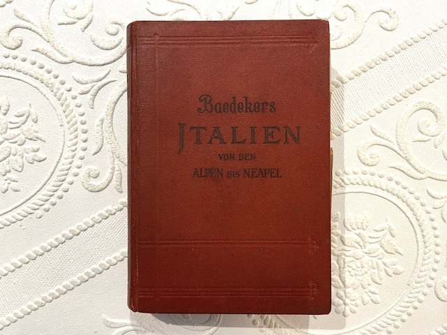 【CV555】Baedeker Italien von den Alpen bis Neapel / display book